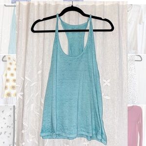 Blue anthropology tank top
